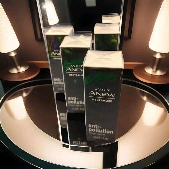 3 Avon Anew NEUTRALIZE Anti-Pollution Serum30 ml 1 fl oz Sealed Face Cleaner